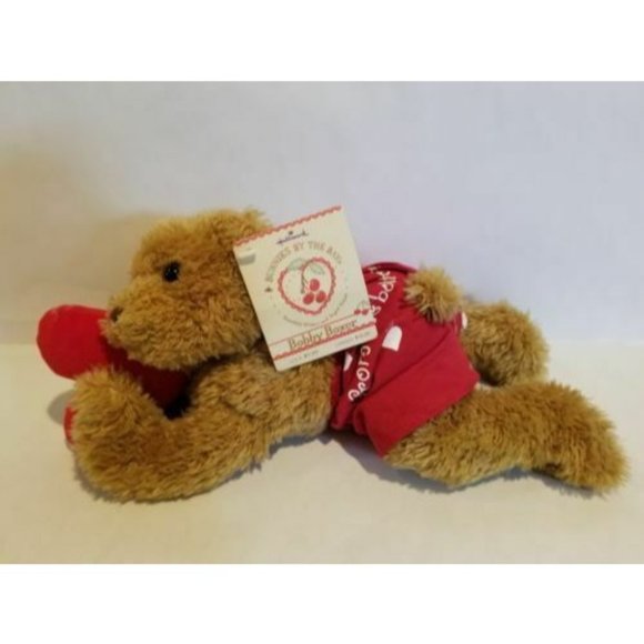NWT Bunnies By The Bay Bobby Teddy Bear Plush‎ Love Boxer Stuffed Toy valentine - Picture 1 of 4